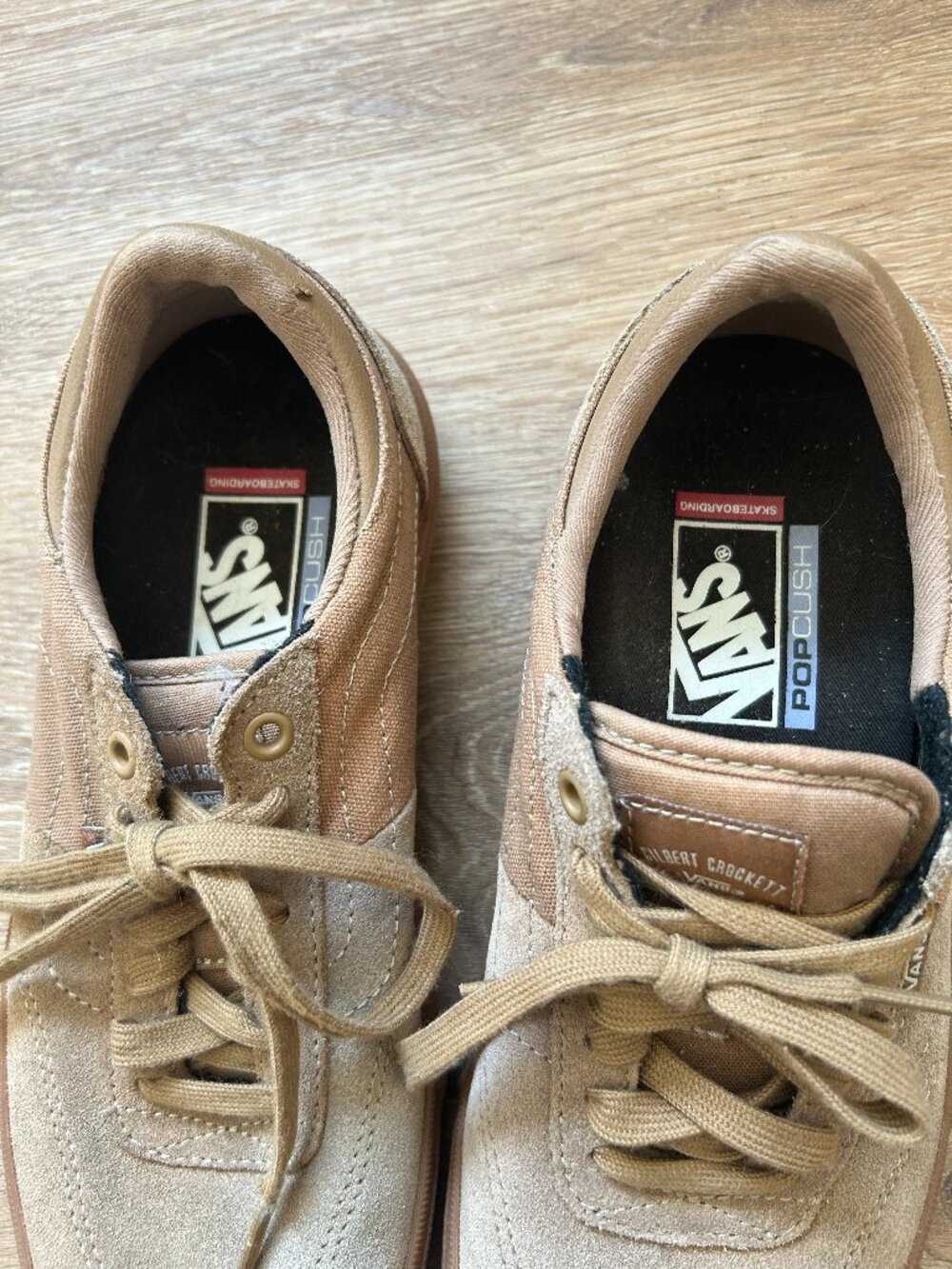 Vans Gilbert Crockett Pro Model Sneakers Tobacco Brown and Gum Men's Size 8.5 - Picture 6 of 10